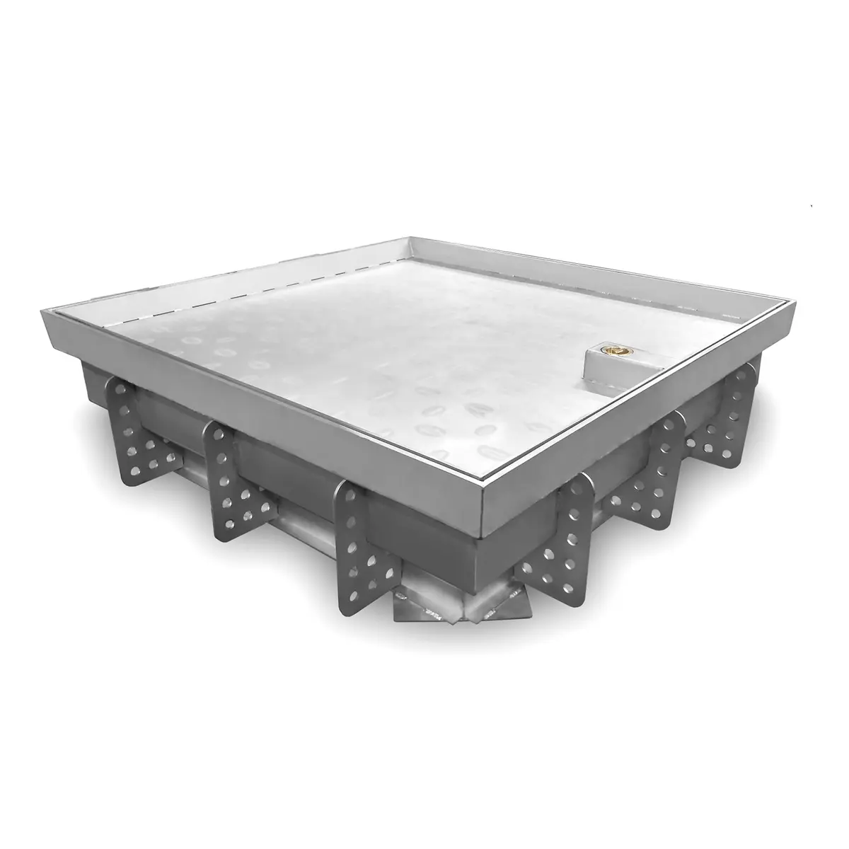 Trapă de inspecție profesională din oțel inoxidabil cu capac pentru pavaj sau beton