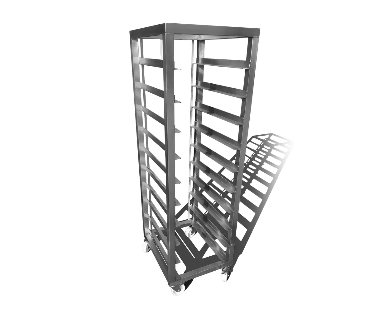 Cărucior de transport din oțel inoxidabil