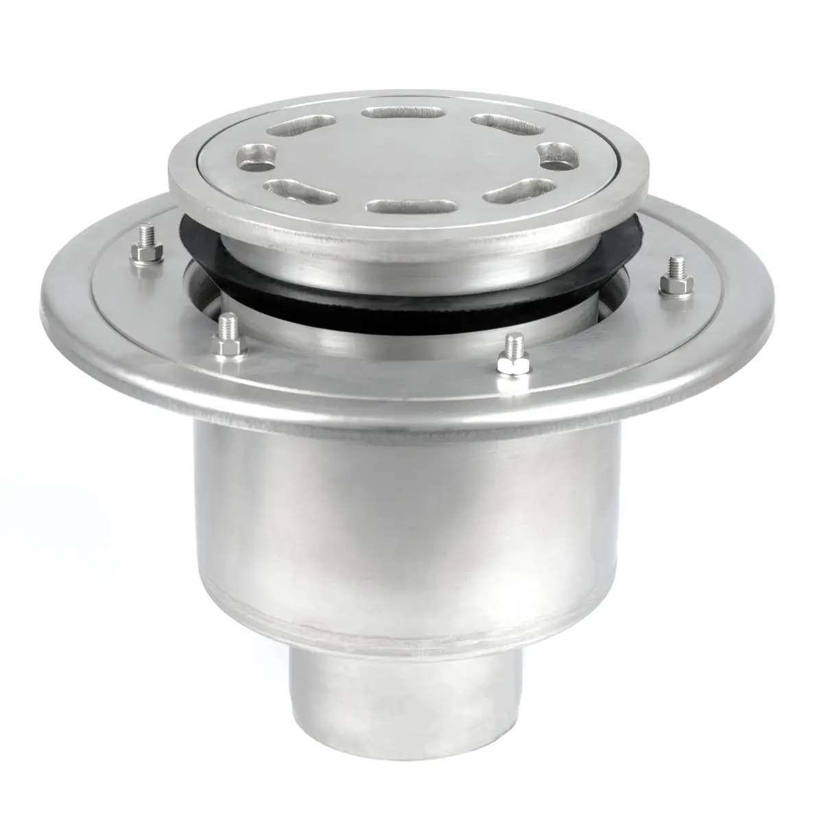 Sifon de pardoseală vertical rotund din două părți BK_KRDO