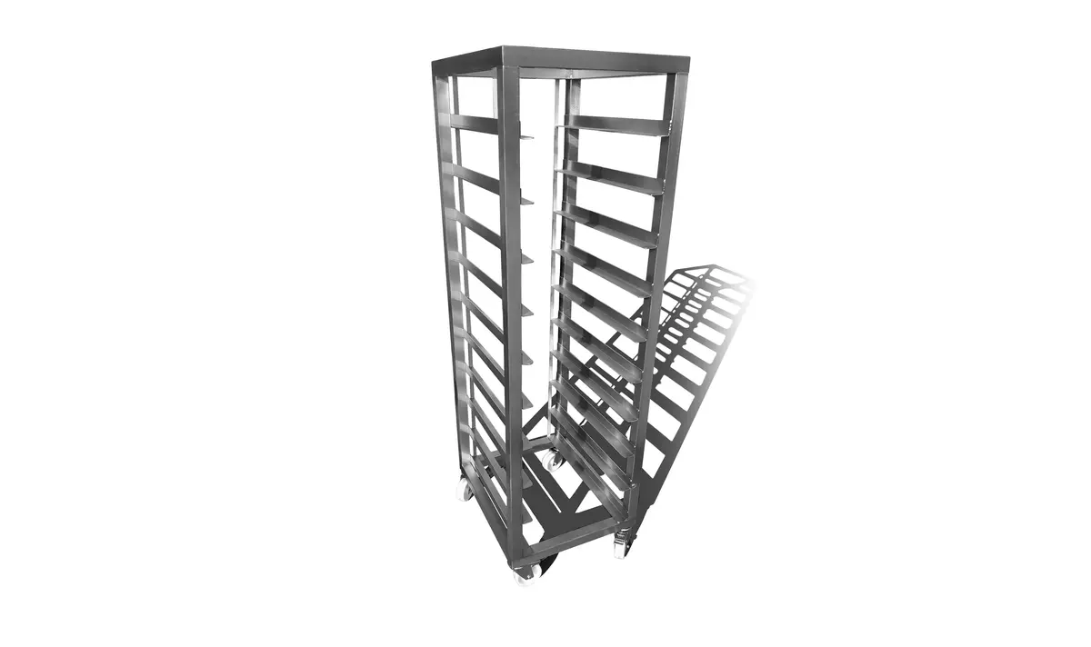 Cărucior de transport din oțel inoxidabil