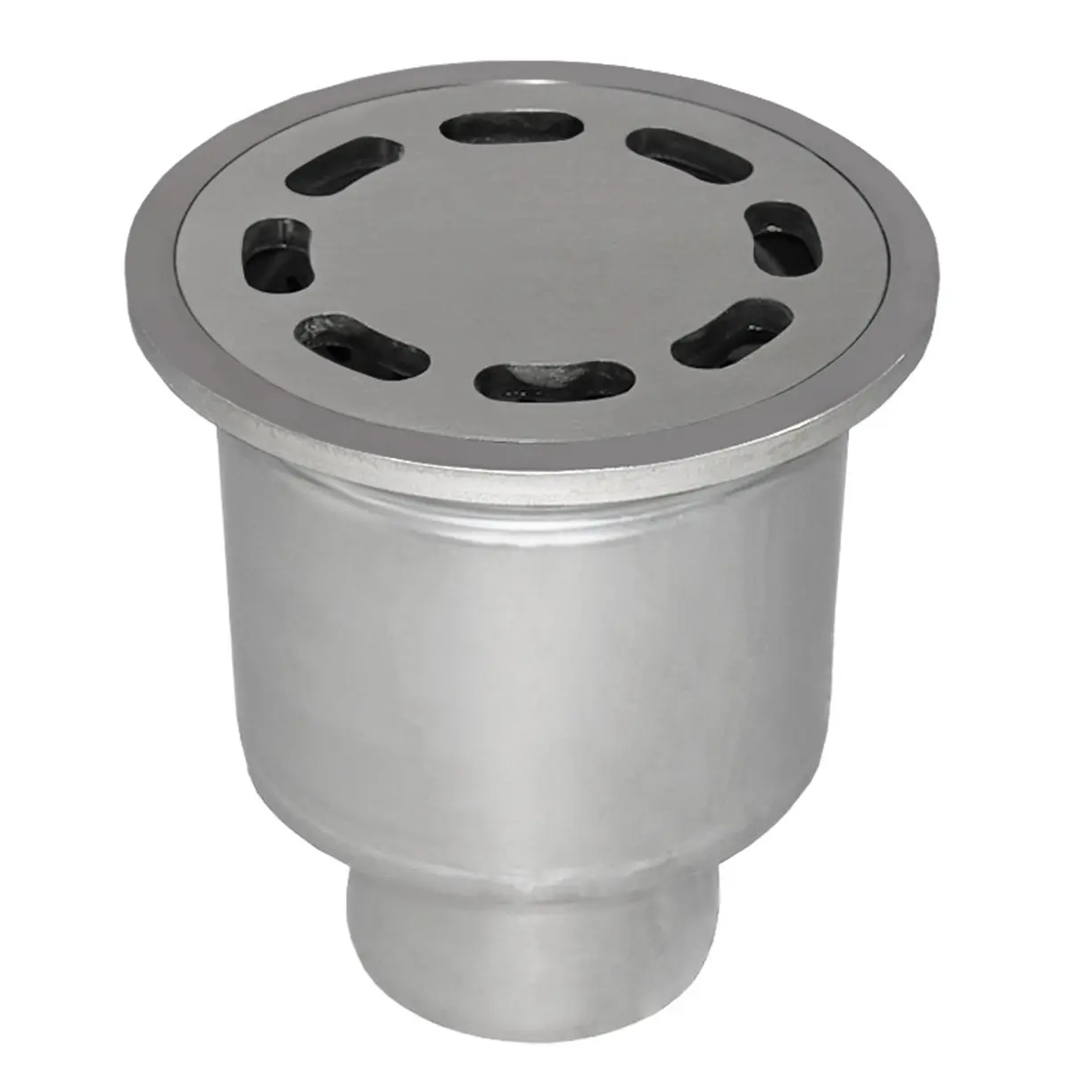 Scurgere verticală rotundă cu capac din placă perforată