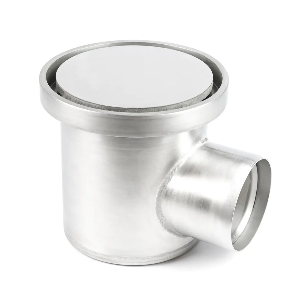 Intrare laterală rotundă cu capac de placă